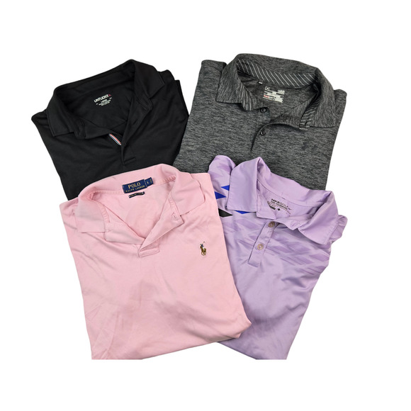 Mens Polo Lot Size Large Polo Ralph Lauren Nike Golf Untuckit Under Armour - Picture 1 of 5